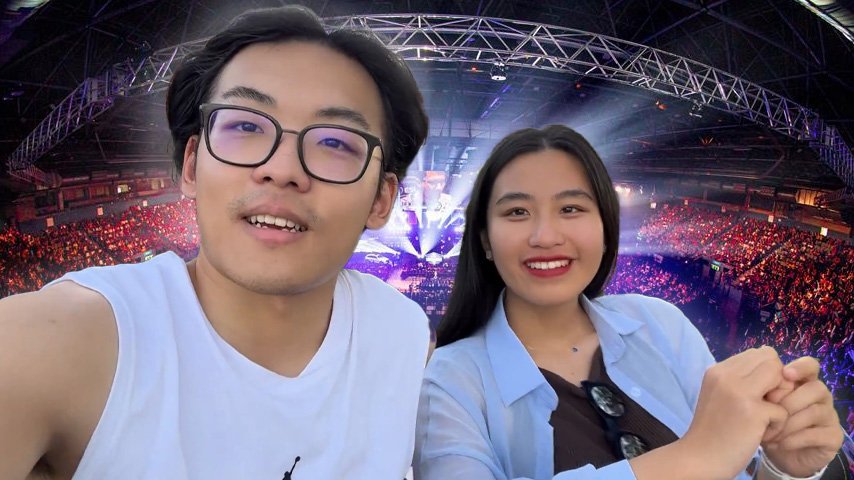 Faith_bian with wife Dota 2