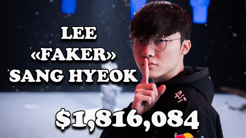 Faker League of Legends money