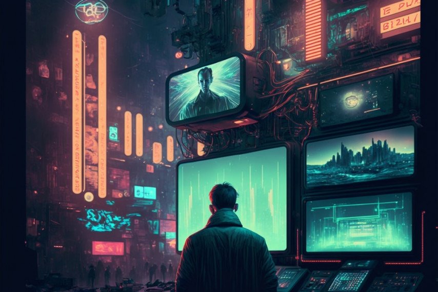The future of the web3 in cyberpunk style