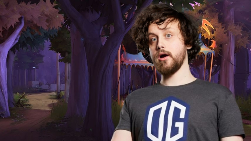 Gorgc marked with a losstrike in Dota 2