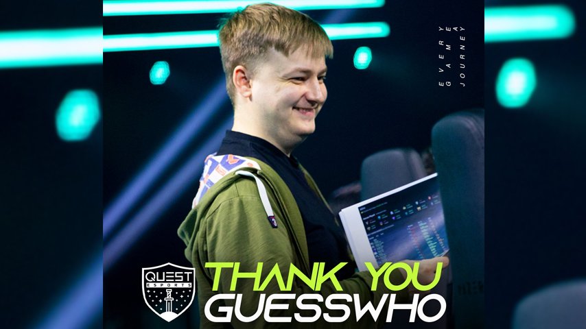 GuessWho left Quest Esports
