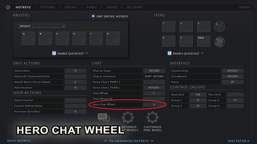 Hero Chat Wheel