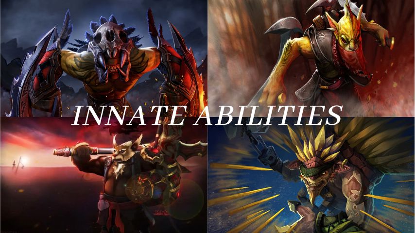 Heroes' innate abilities in Dota 2