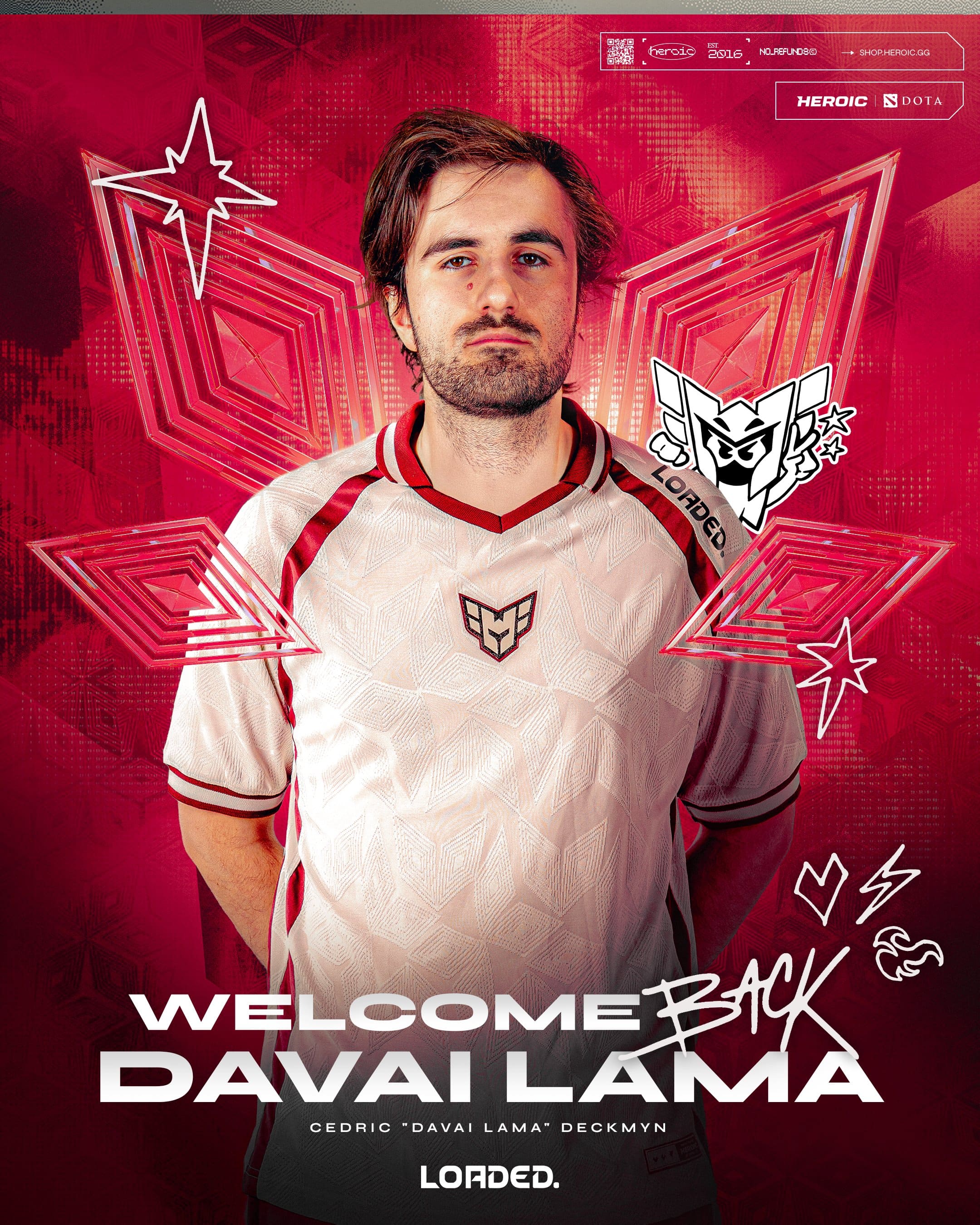 Heroic announced the return of Davai Lama