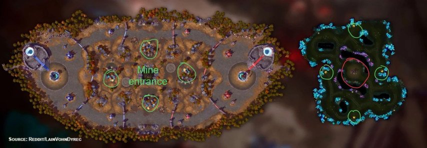 HOTS Haunted mines Map