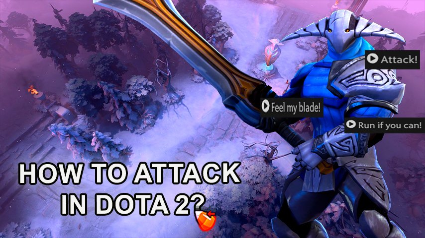 Геймплей игры Dota 2: Герой Свен атакует.