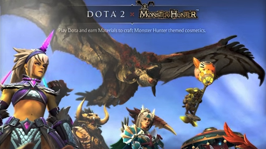Dota 2 x Monster Hunter crossover