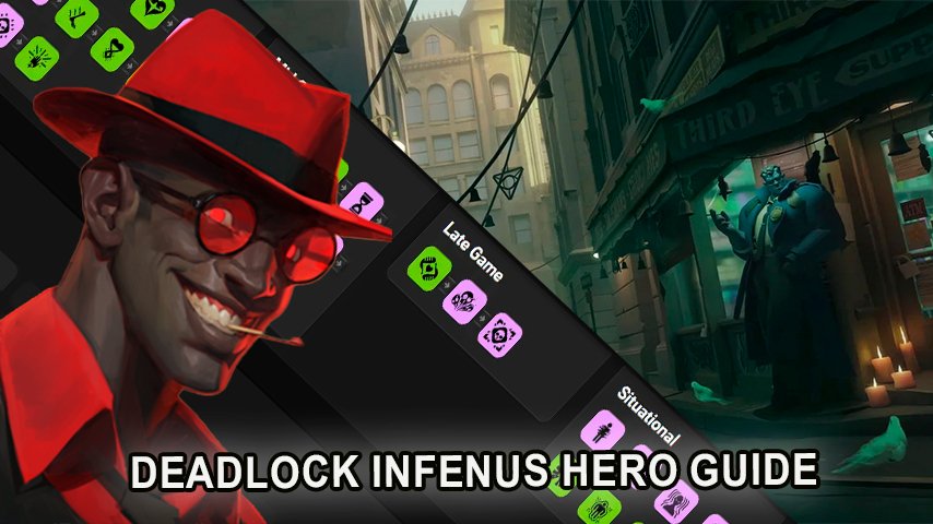 Infernus hero from Deadlock setting enemies ablaze with his abilities.