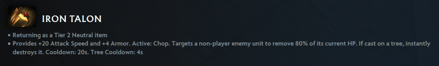 Iron Talon Dota 2
