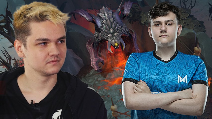 Yatoro and iLTW Dota 2