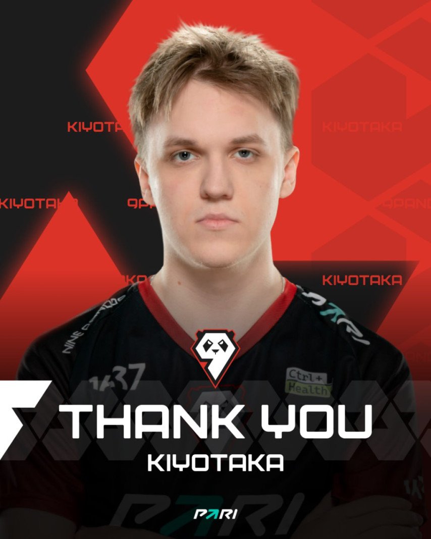 Kiyotaka покинул 9 Pandas