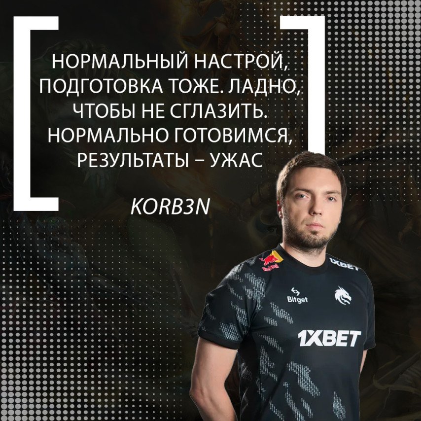 Korb3n о Team Spirit