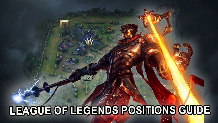 League of Legends champions of all positions on the battlefield