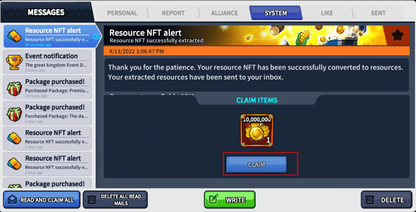 LOK resources LOK resources claiming