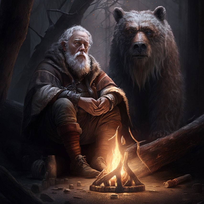 Lone Druid AI generated