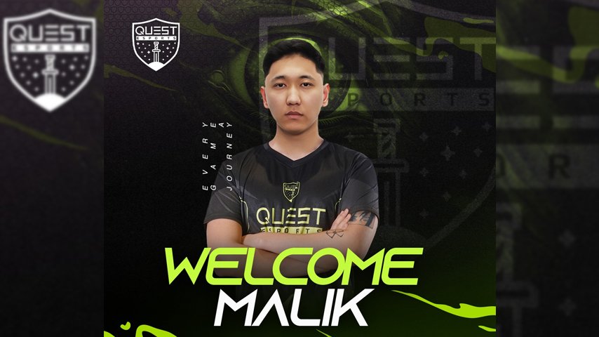 Malik will play for Quest Esports at Riyadh Masters