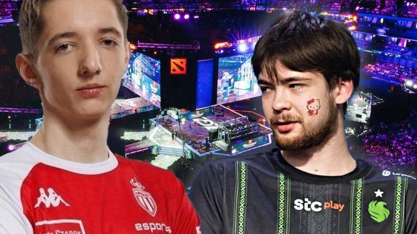 Alberkaaa and Malr1ne Dota 2