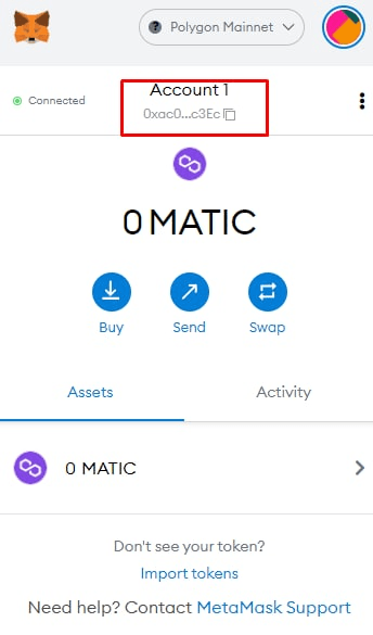 Метамаск кошелек Matic