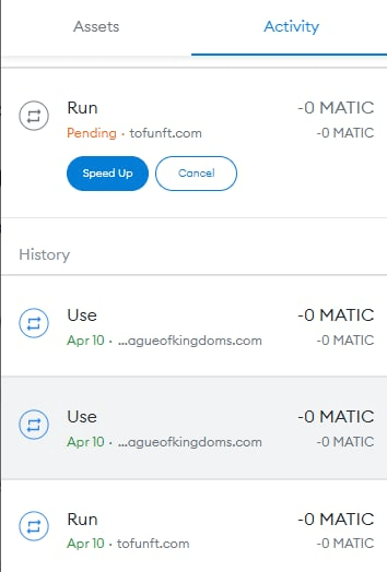 Метамаск отслеживание транзакции