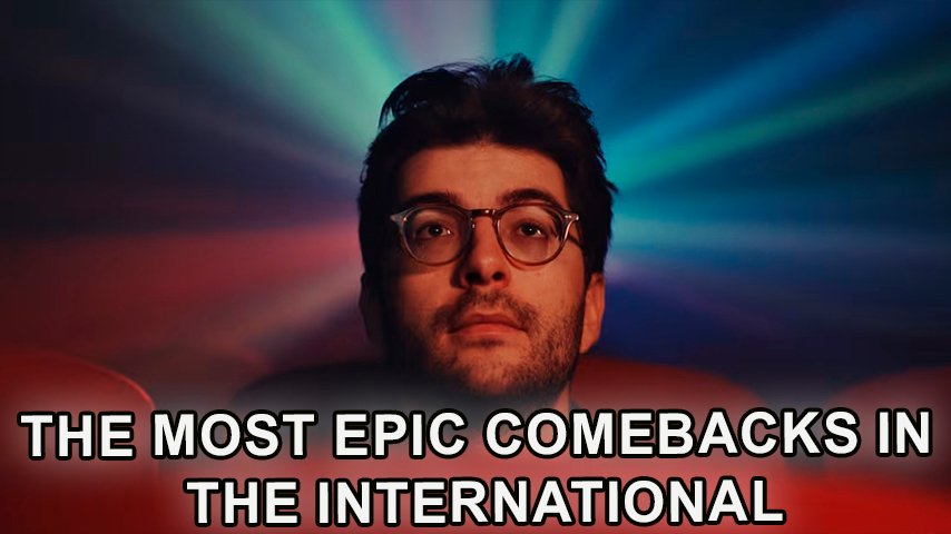The most epic comebacks at The International Dota 2 tournaments from 2014 to 2023.