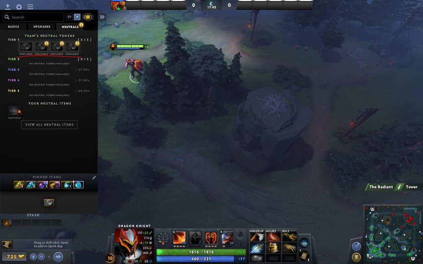 Стратегии использования нейтральных предметов