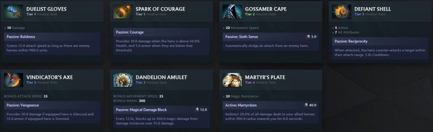 new neutral items patch 7.33