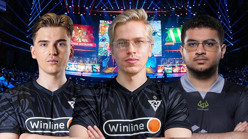 Topson, ATF и Skiter играют в Дота 2