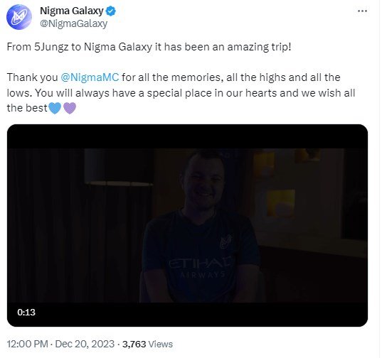 Nigma Galaxy Twitter