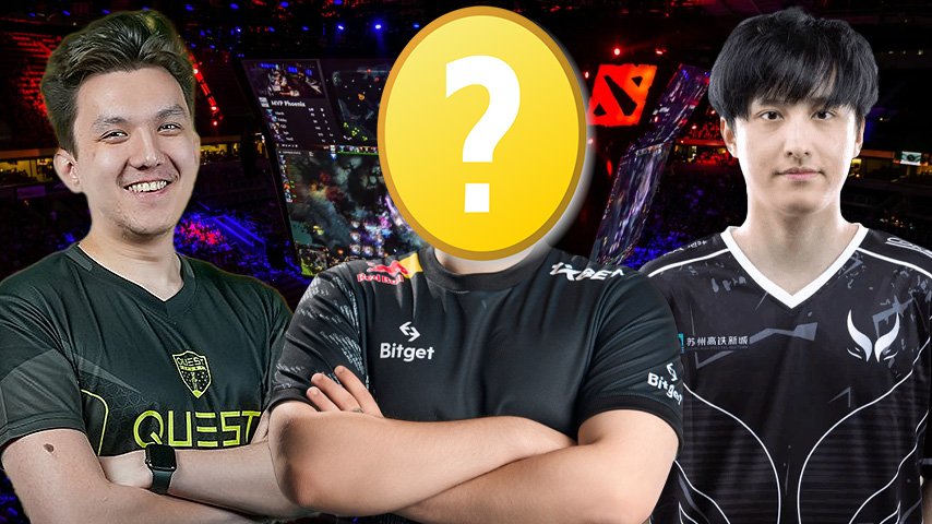 Ame, Yatoro and TA2000 Dota 2