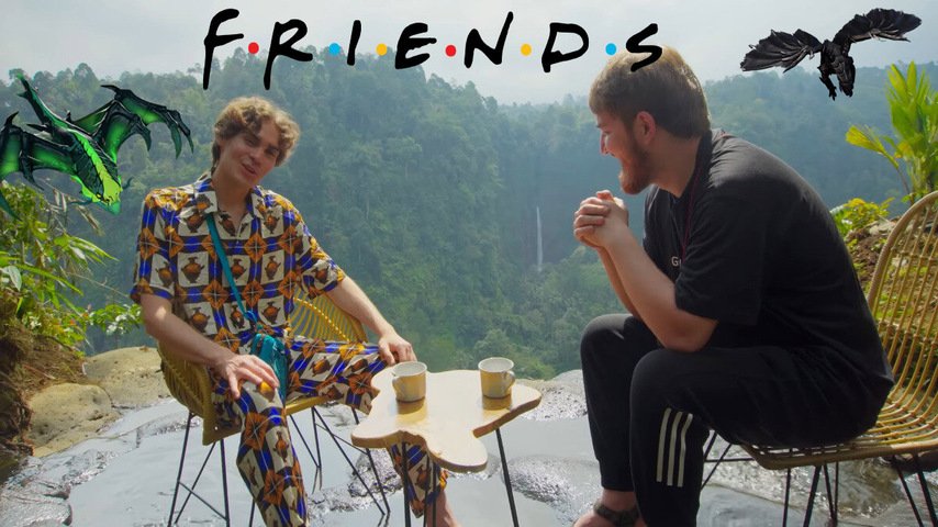 Dota 2 Nix and Cooman viper dragon kinght friends