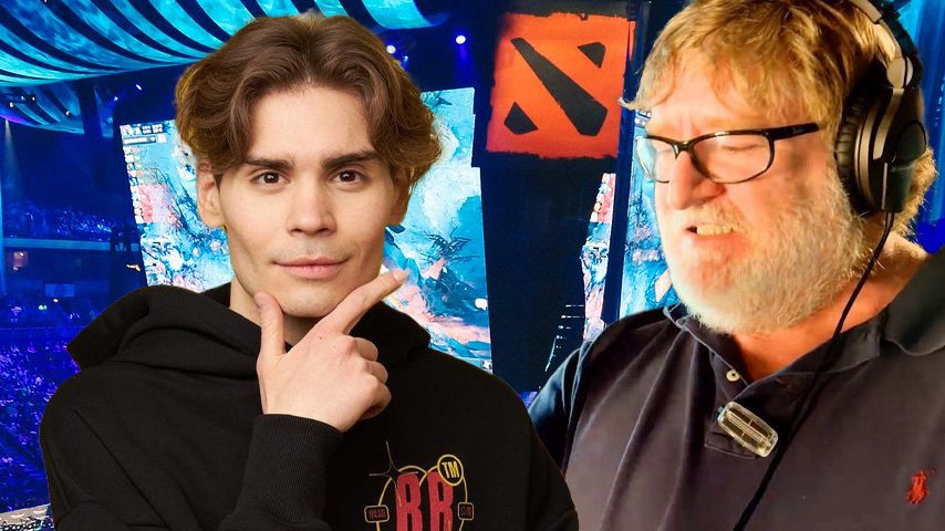 Nix and Gaben Dota 2