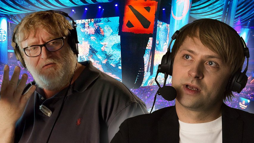 NS commented on Gabe Newell's strange move at The International 2023
