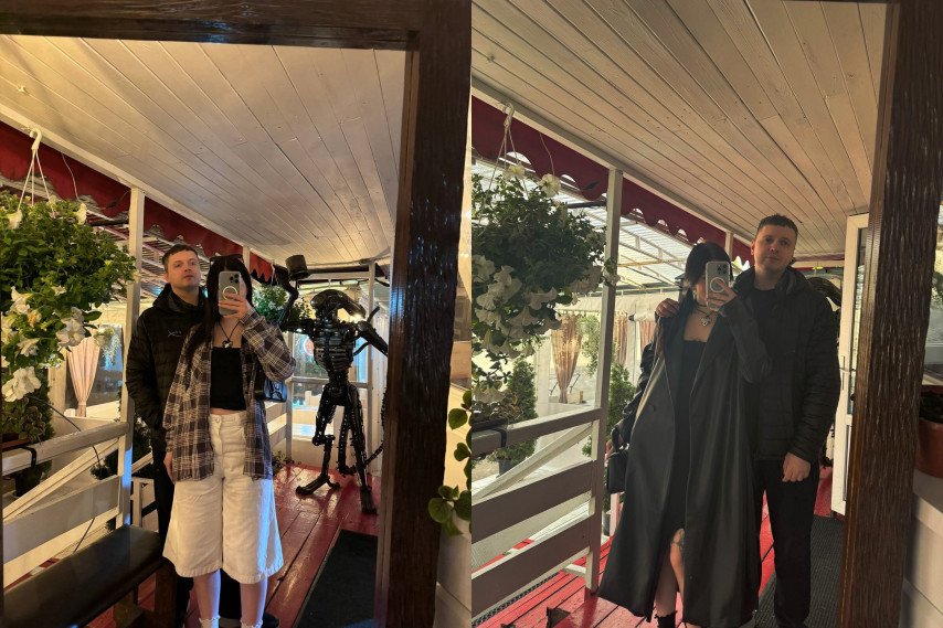 Папич вместе с девушкой