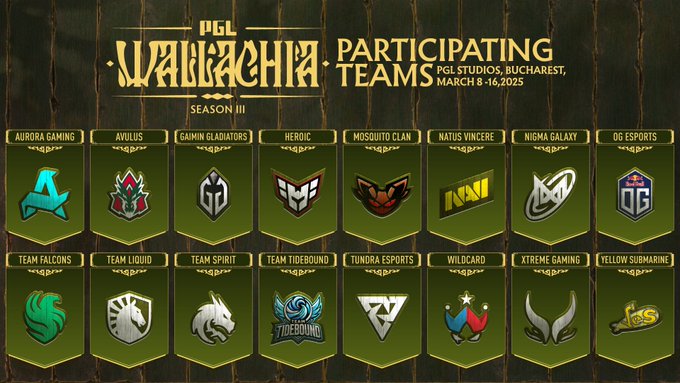 PGL Wallachia Season 3 Teams