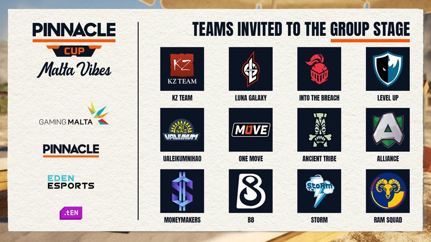 Pinnacle Cup: Malta Vibes #3 teams