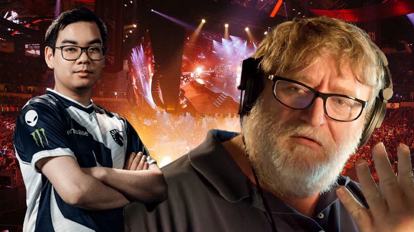 Micke and Gaben Dota 2
