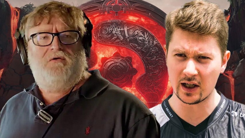 Puppey and Gaben Dota 2