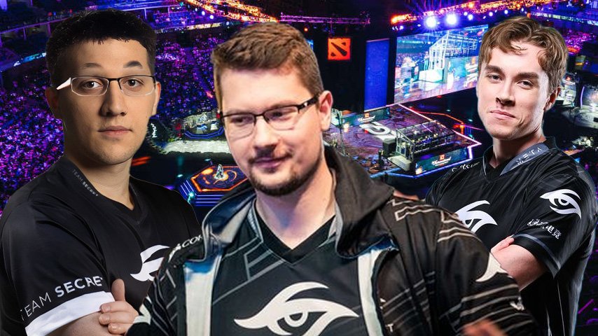 Puppey, Arteezy and Zai Team Secret