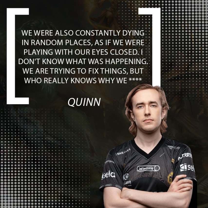 Quinn about Gaimin Gladiators