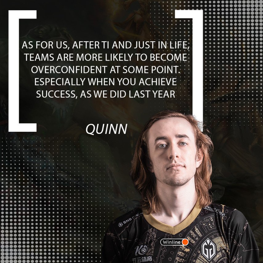 Quinn about Gaimin Gladiators