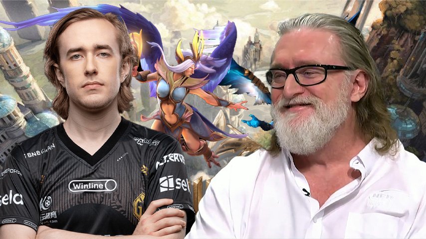 Quinn и Габен Dota 2