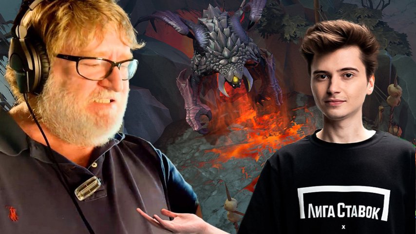 Gaben and RAMZES666 Dota 2