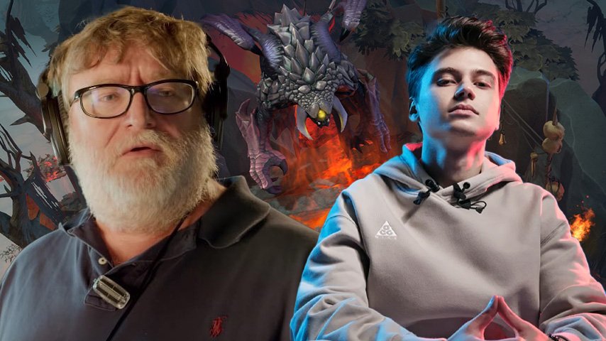 RAMZES666 and Gaben Dota 2