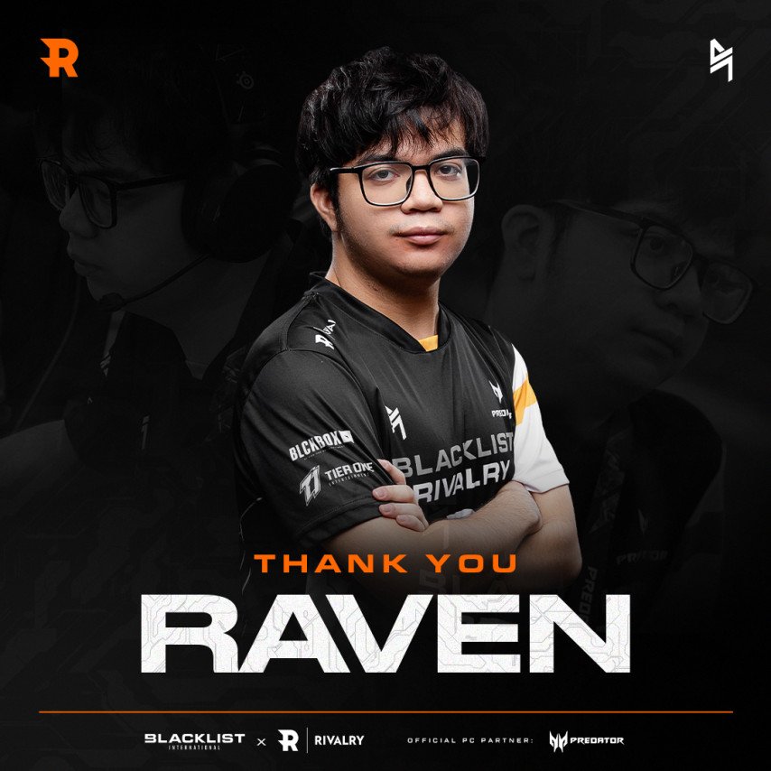 Raven left BLACKLIST INTERNATIONAL