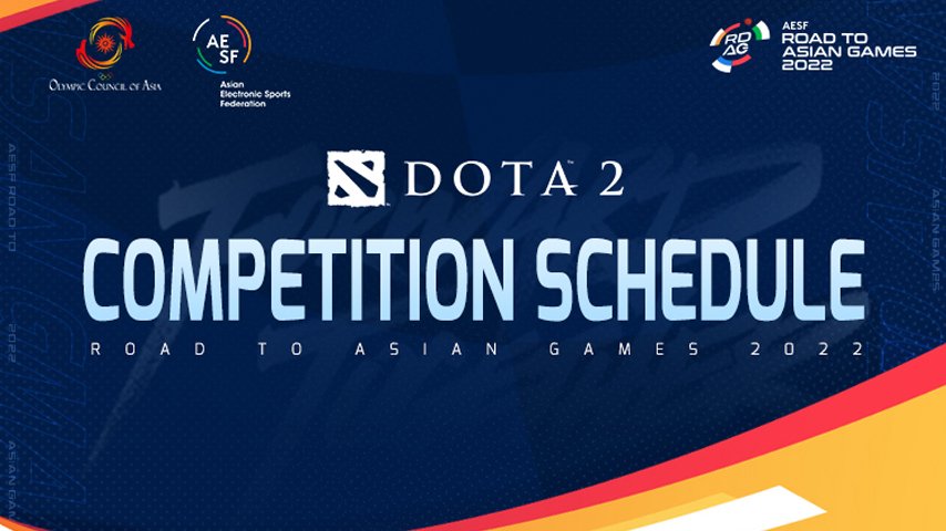 Road to Asian Games: Dota 2 Schedule