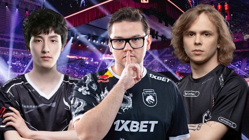 Ame, Yatoro and Dyrachyo Dota 2