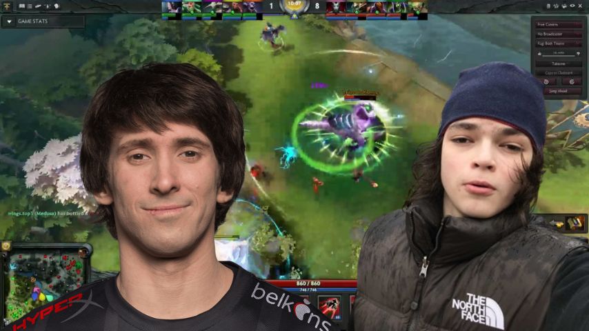 Rostislav_999 defeated Dendi in matchmaking