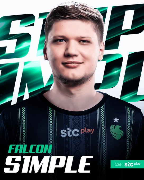 S1mple at Team Falcons