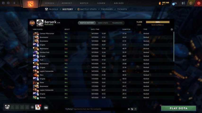 SaberLight gained 14,000 MMR in Dota 2