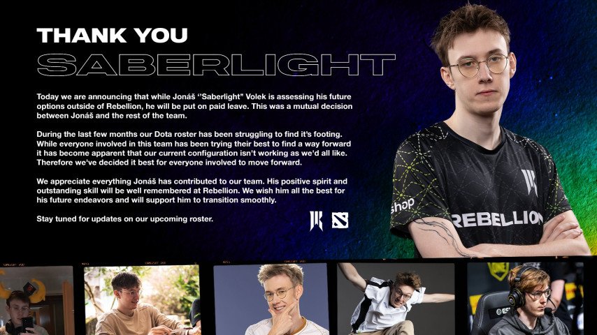 SaberLight leaves Shopify Rebellion